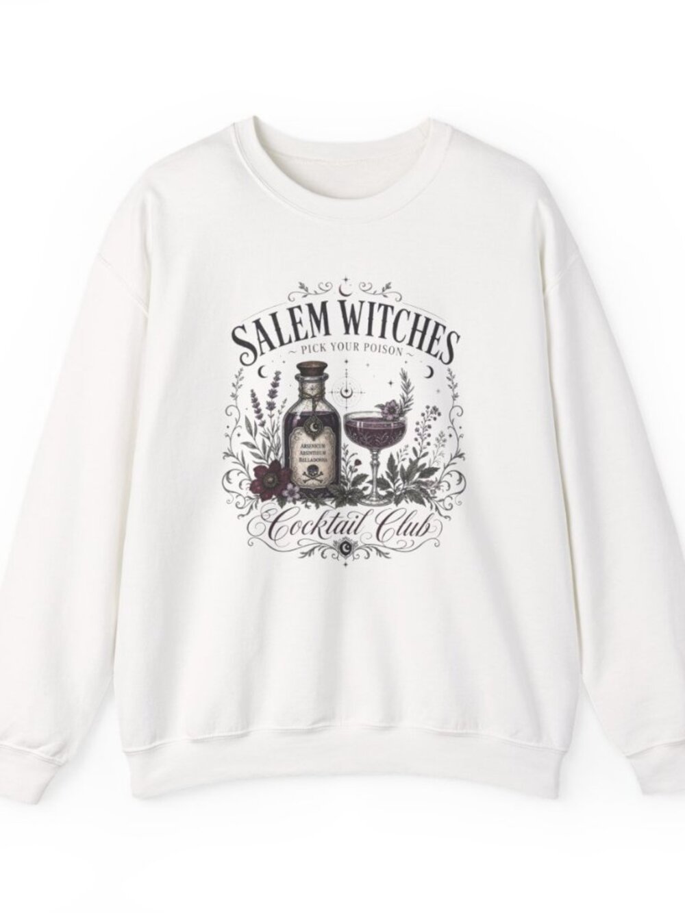 Salem Witches Cocktail Club Sweatshirt – Size Large – Brand New